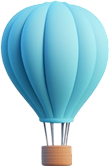 Hot air balloon right