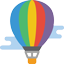 Scroll to top hot air balloon icon